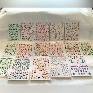 Tropical, Summer, Beach Nail art decals